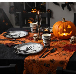12 Lots de 10 Assiettes 23 cm Happy Halloween