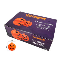 Boîte de 6 Citrouilles Décoratives 6x6 cm