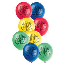 8 Ballons Latex 30cm Harry Potter - Lot de 12 sachets - Unique