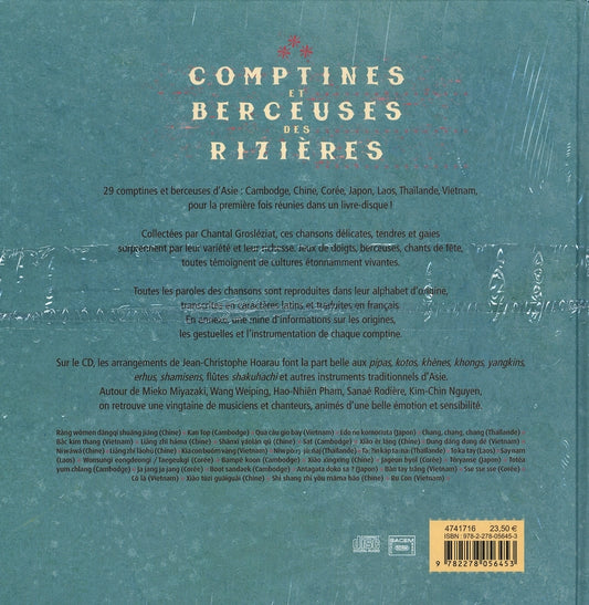 Comptines et berceuses des rizières – Livre avec CD audio