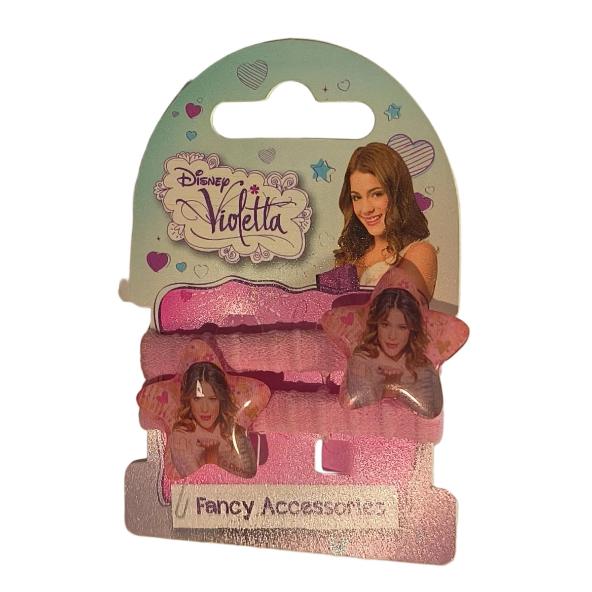 Chouchous roses étoile Violetta pour enfant - Par 2