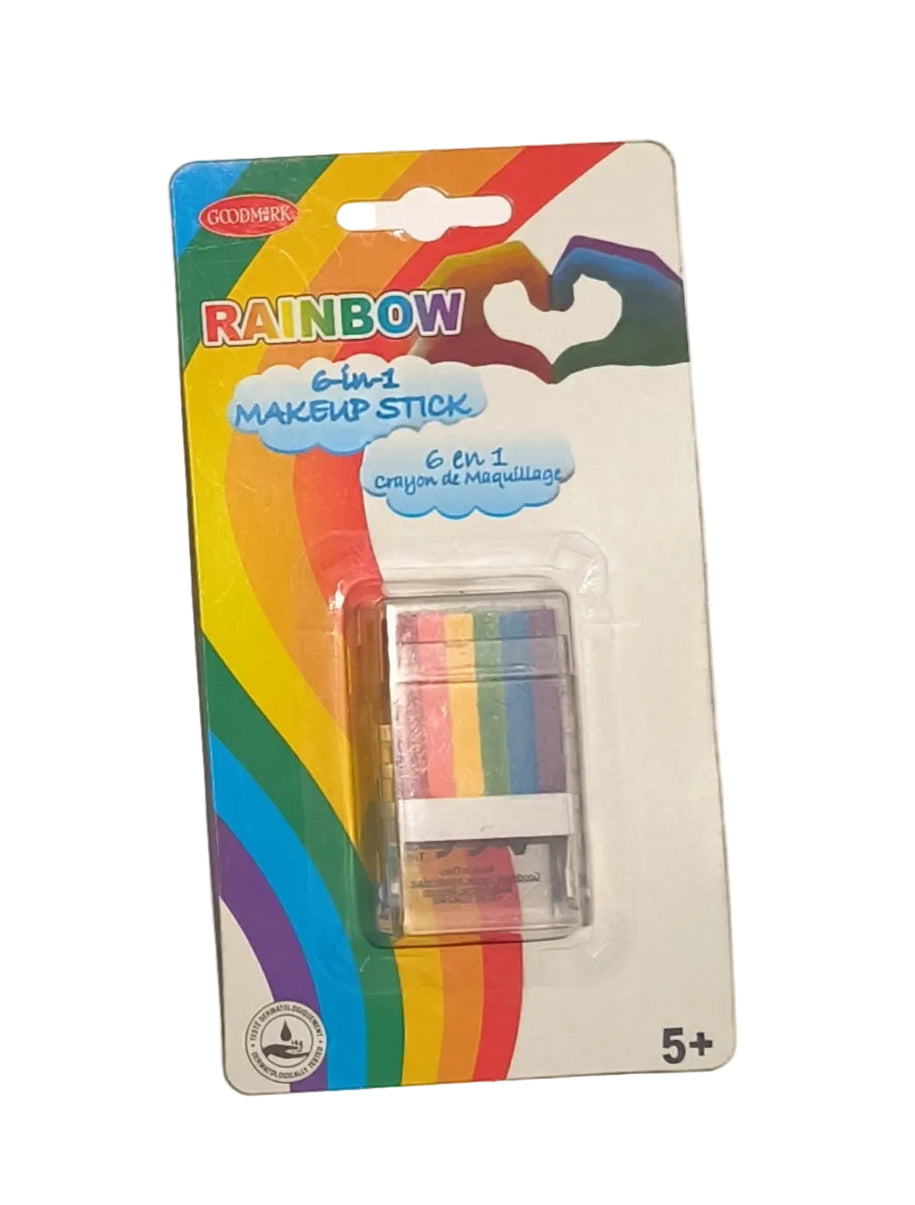 Crayon de maquillage arc-en-ciel 6 en 1 Goodmark – 7,2 g