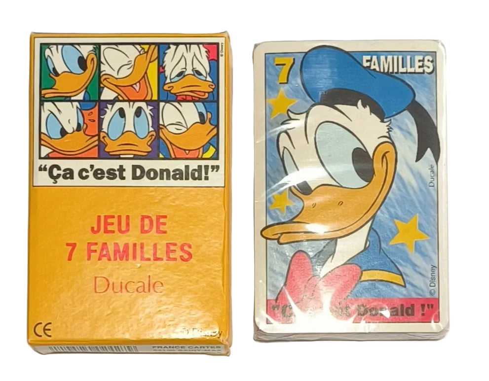 Ça, c’est Donald ! – Jeu de cartes vintage scellé – Ducale
