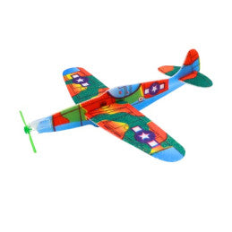 Boite de 48 Avions Planeur Styro 18x19cm 12 Modèles Assortis