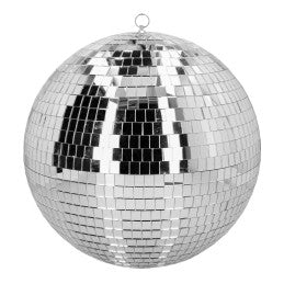 Boule Disco XXL Argent 50 cm avec Attache - Boland