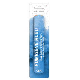 Lot de 6 Fumigènes à poser Bleu 200x35 mm - Allumage par mèche (Usage extérieur)