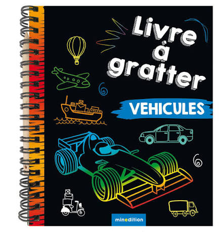 Livre à gratter Véhicules