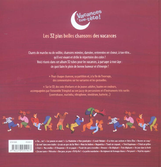 Vacances à tue-tête – Livre avec CD audio