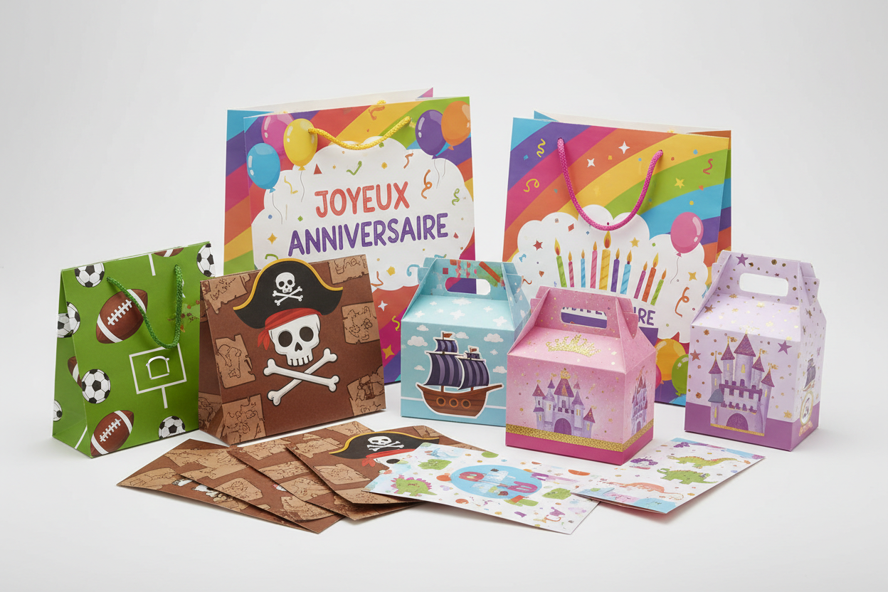 Pochettes cadeaux thématiques