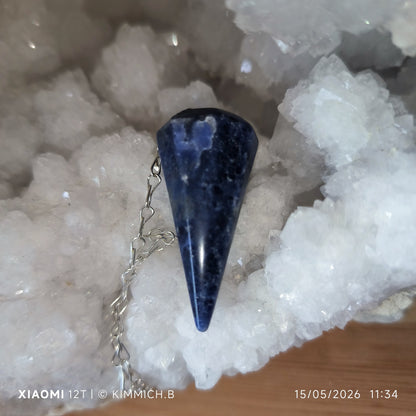 Pendule en Sodalite Bleu