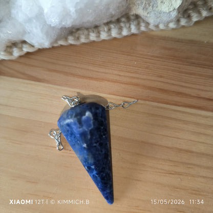 Pendule en Sodalite Bleu