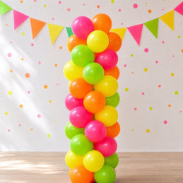 20 Ballons FLUO assortis 26 cm