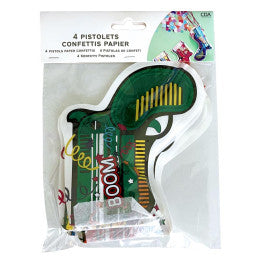 48 Pistolets Festifs Confettis Papier
