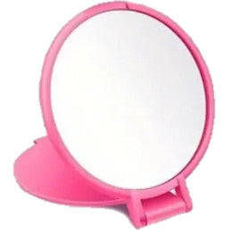 Miroirs de poche roses avec couvercle décor ruban – Par 60