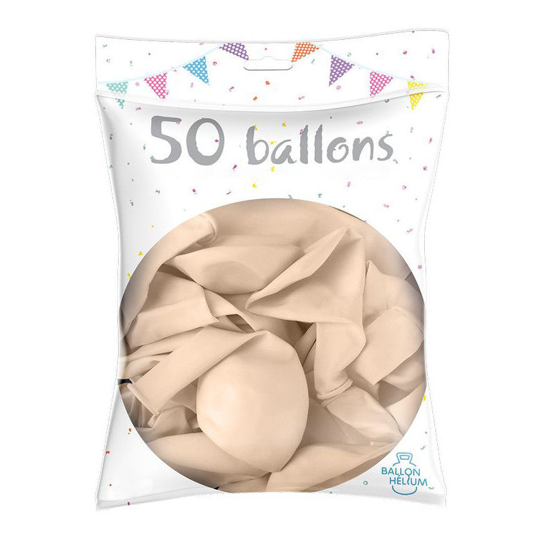 50 Ballons Latex 30 cm - Qualité Hélium 100% Biodégradable