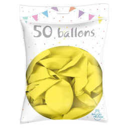 50 Ballons Latex 30 cm - Qualité Hélium 100% Biodégradable