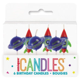 6 Bougies - Anniversaire Outer Space