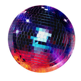 Lot de 12 x 8 Assiettes Let's Disco 23 cm