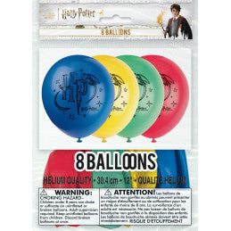 8 Ballons Latex 30cm Harry Potter - Lot de 12 sachets - Unique