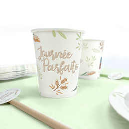 Carton de 12 x 8 Gobelets 25 cl carton Journée Parfaite