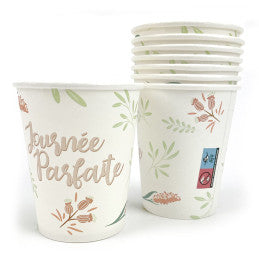 Carton de 12 x 8 Gobelets 25 cl carton Journée Parfaite