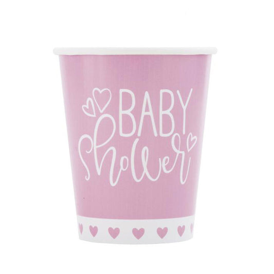 8 Gobelets bleus 27 cl - Baby Shower - Par 24 Roses ou bleus