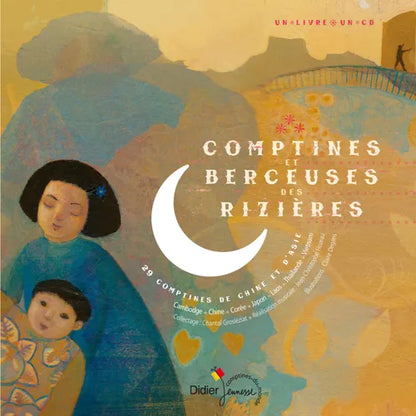 Comptines et berceuses des rizières – Livre avec CD audio