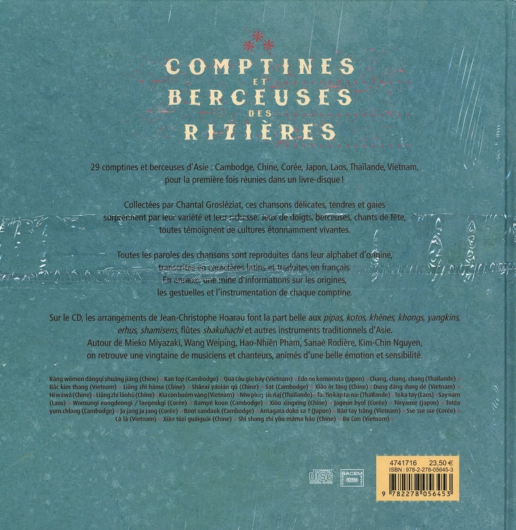 Comptines et berceuses des rizières – Livre avec CD audio