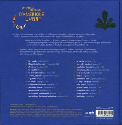 Comptines et berceuses d’Amérique latine – Livre avec CD audio
