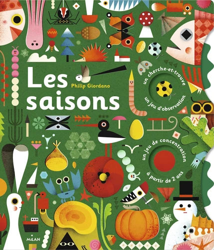 Les saisons – Cherche et trouve dès 2 ans – Tourne roulettes