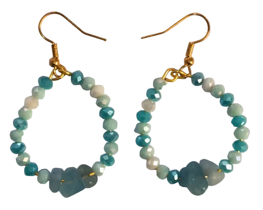 Boucles d’oreilles Océan