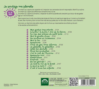 CD - Je protège ma planète 6 / 8 ans