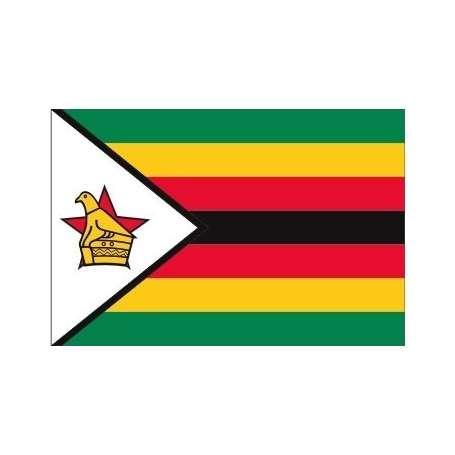 Drapeau Zimbabwe 90 x 150 cm / 2 œillets