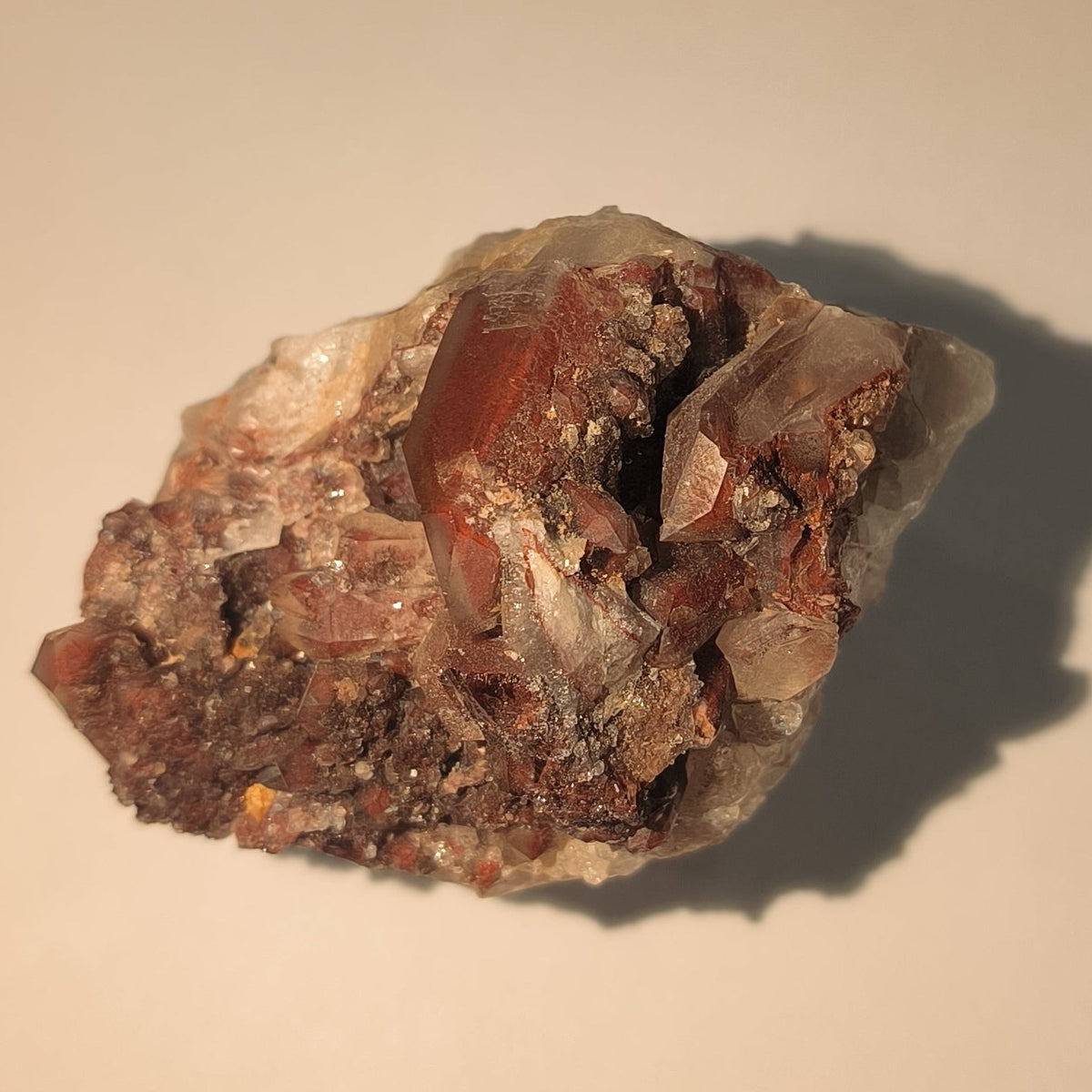 Quartz Ferrugineux – Pierre Naturelle Brute