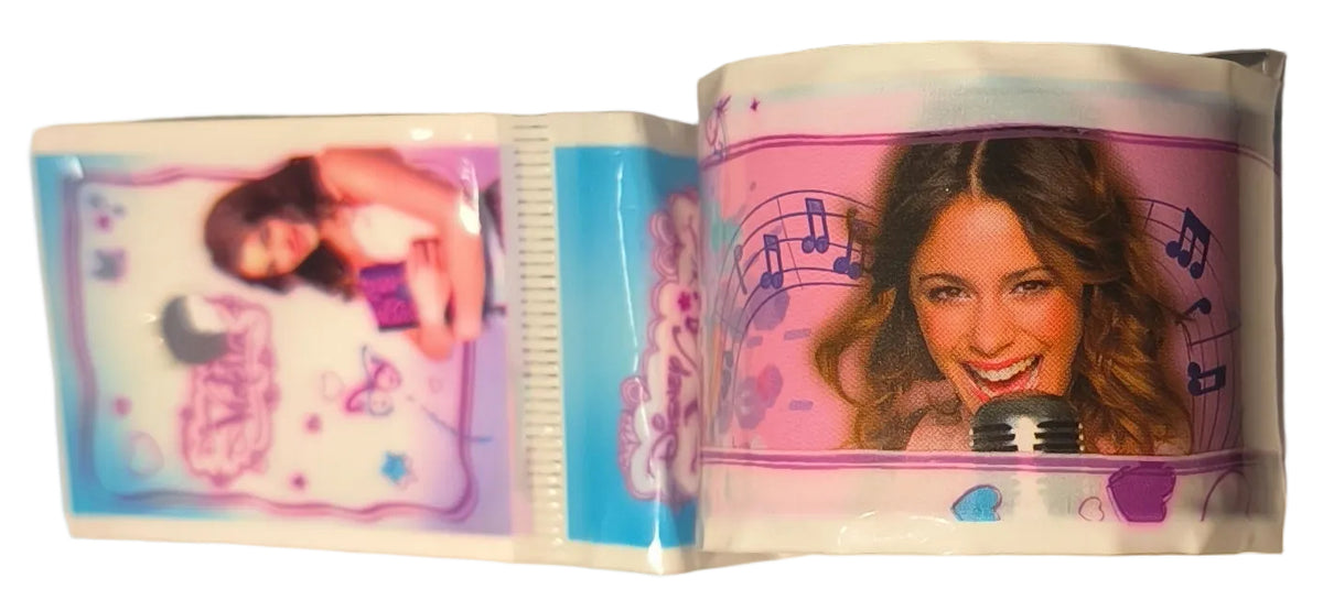 Bracelet clap rose clair Violetta - 22 cm