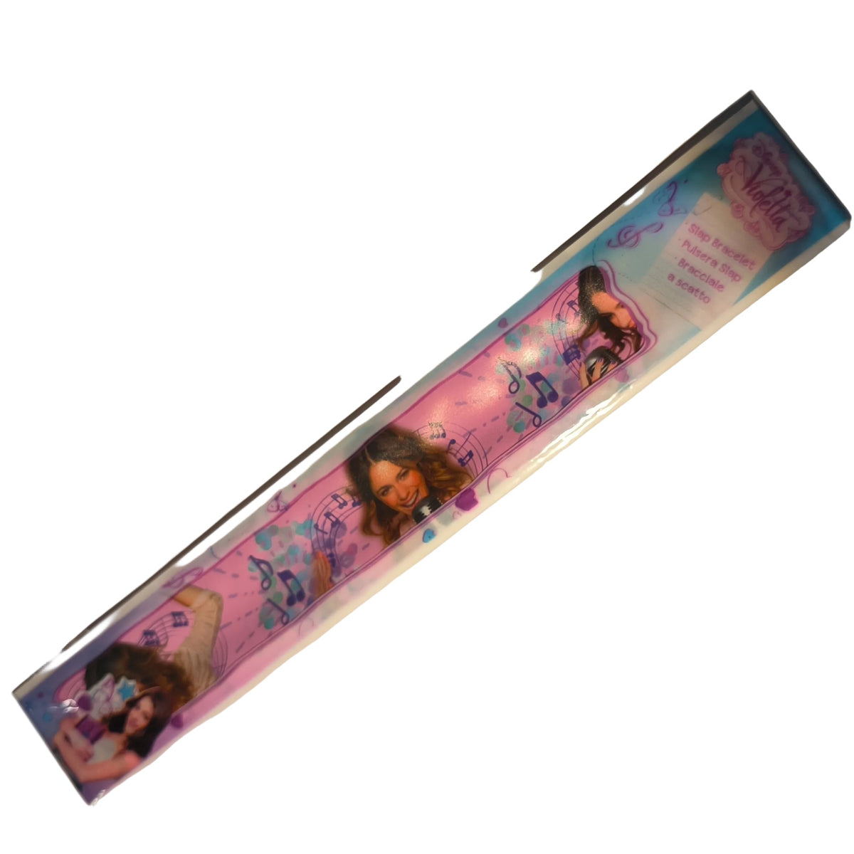 Bracelet clap rose clair Violetta - 22 cm