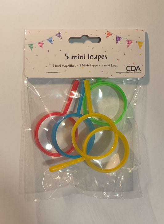 5 Mini Loupes 4 cm de Diamètre