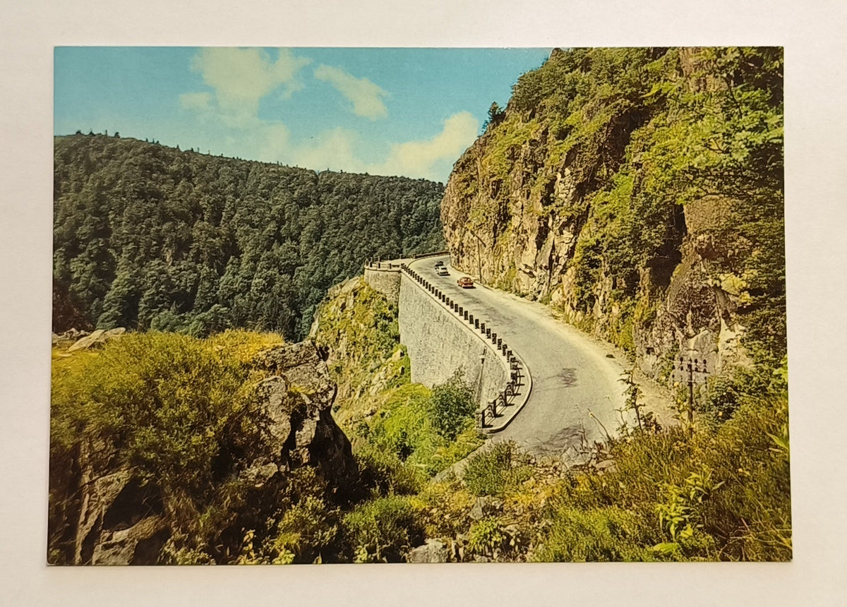 Carte postale vintage années 1980 – Col de la Schlucht, Vosges