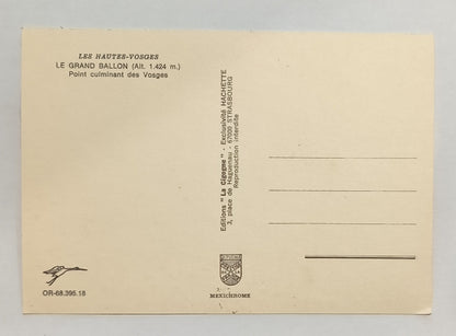 Carte postale vintage années 1960–1970 – Grand Ballon, Hautes Vosges