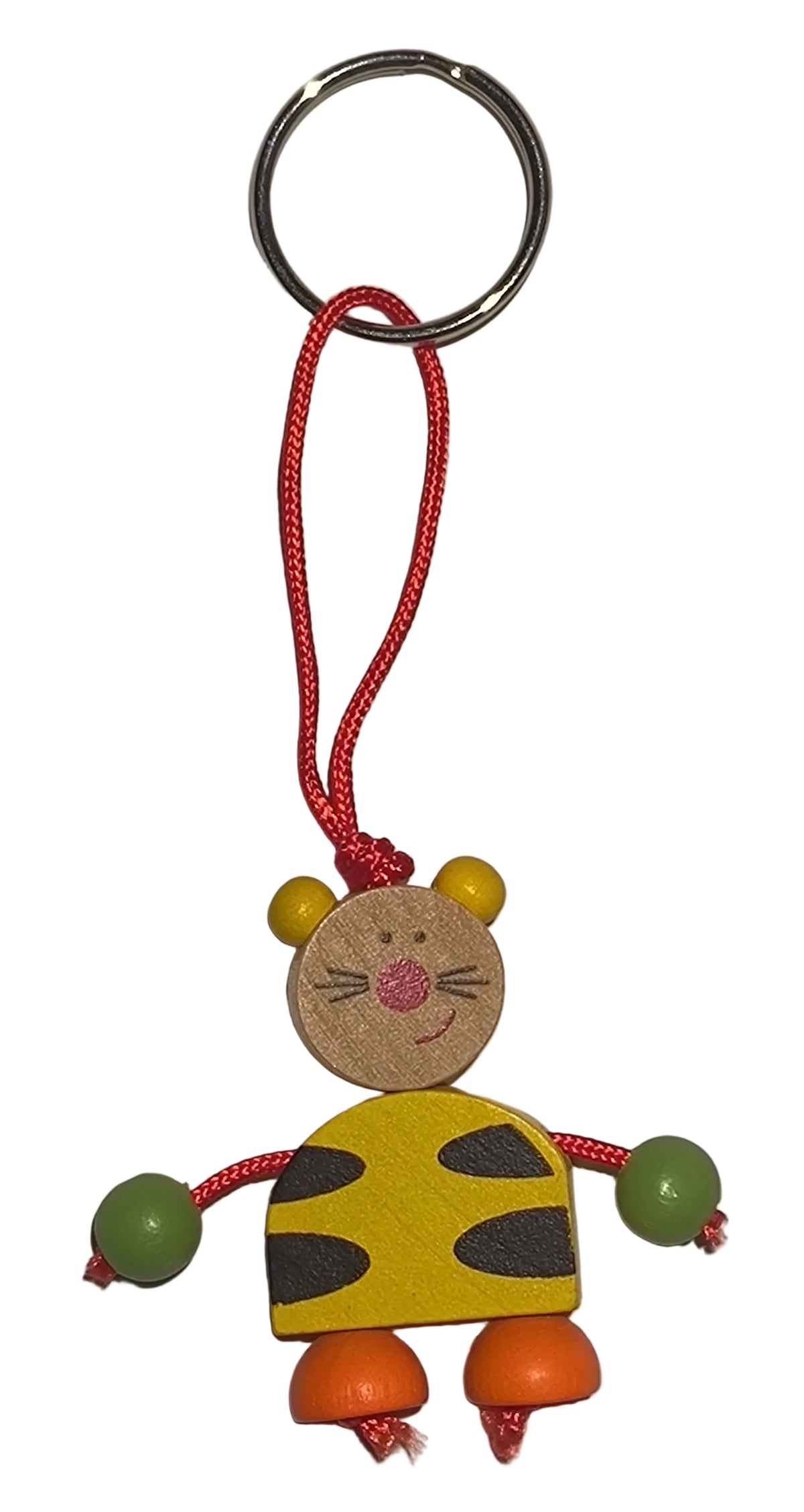 Porte-clés bonhomme en bois Out of the Blue – 11,5 cm