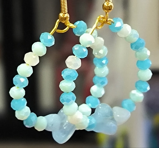 Boucles d’oreilles Océan