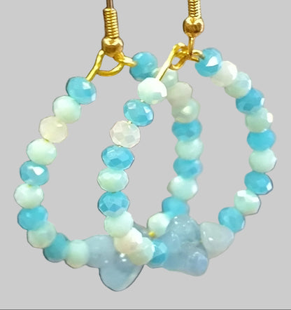Boucles d’oreilles Océan