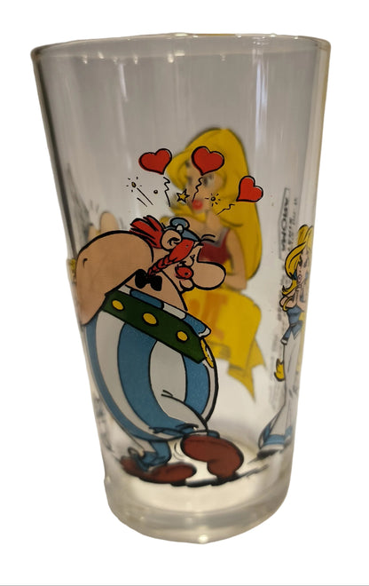Verre à moutarde Amora Astérix et Falbala – Décor n° 2