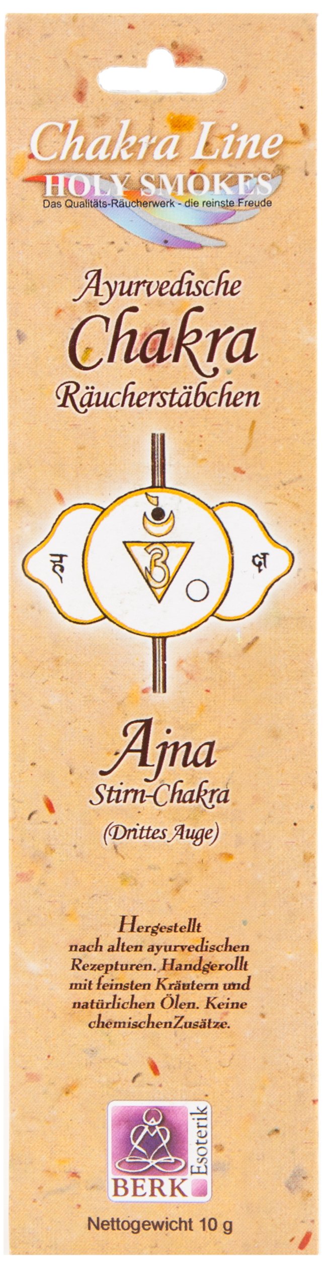 Encens Ajna – Chakra du Troisième Œil – Berk – Bâtonnets 10g