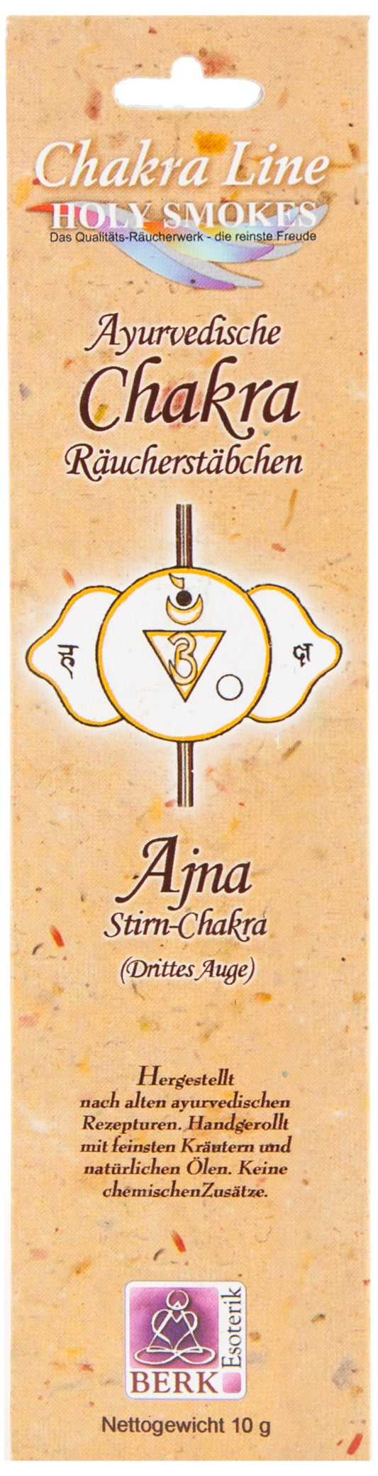 Encens Ajna – Chakra du Troisième Œil – Berk – Bâtonnets 10g