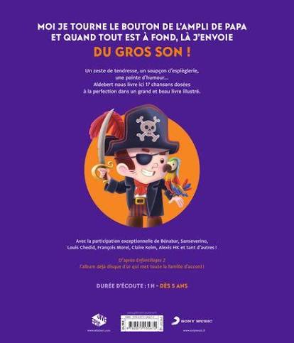 Les enfantillages d’Aldebert – Livre avec CD audio