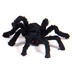 Carton de 12 Araignées velues 28 cm - Décoration Halloween