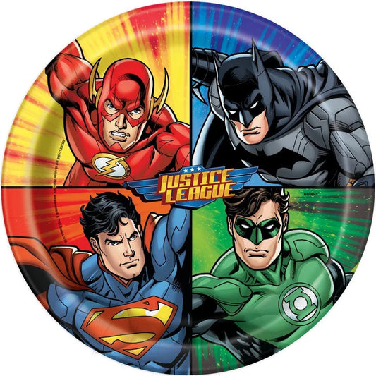Assiettes Justice League – Set de 8
