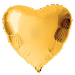 Ballon foil coeur 40 cm OR