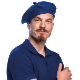 Béret Feutrine rouge, noir ou bleu